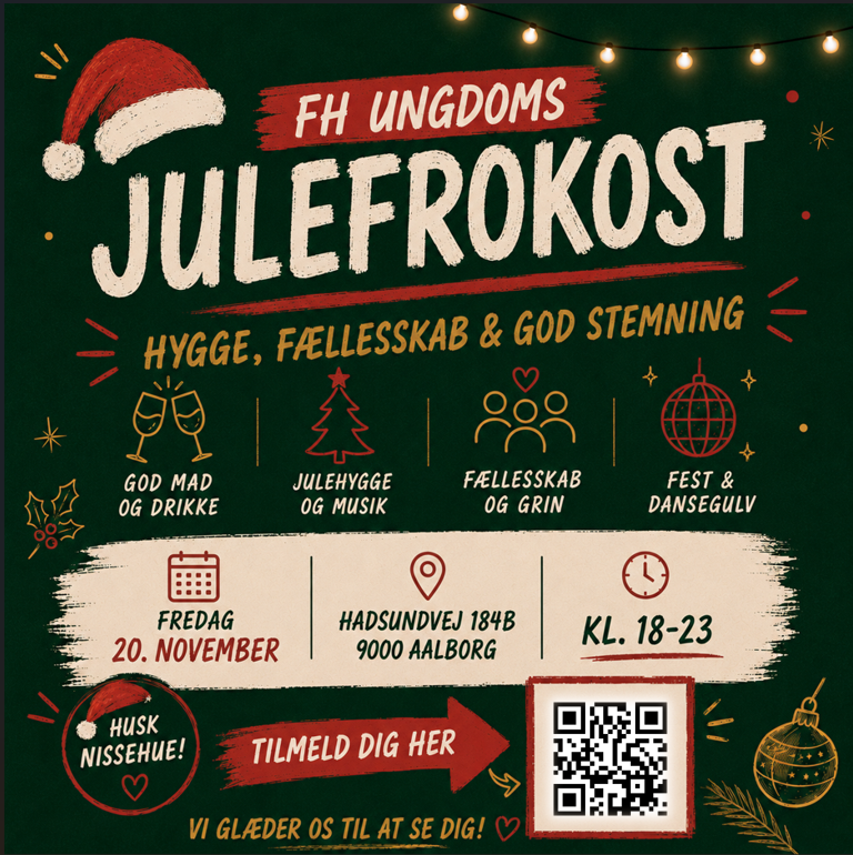 FH Ungdom Julefrokost 2026 Invitation